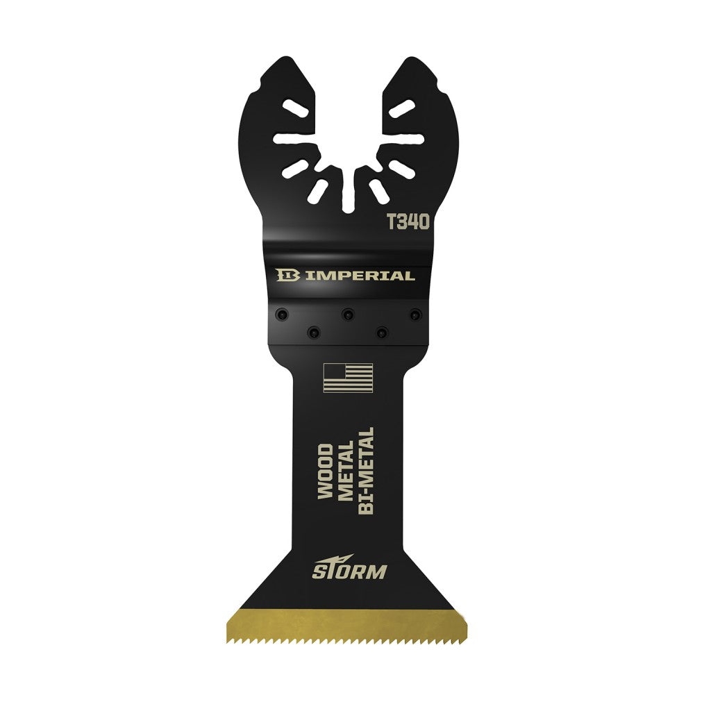 Imperial Blades IBOAT340-1 One-Fit Universal Bi-Metal Tin Storm Blade, 1-3/4"