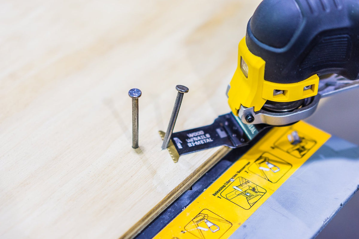 Imperial Blades IBOAT336-1 One-Fit Wood w/Nails Bi-Metal Tin Storm Blade, 1-1/4"