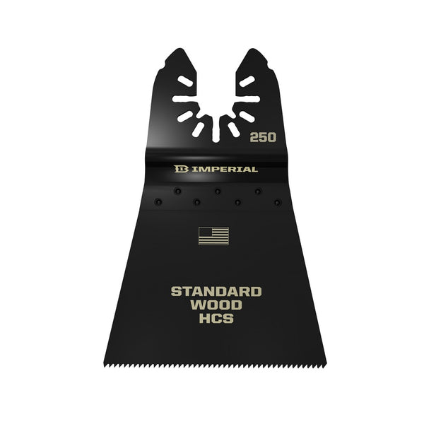 Imperial Blades IBOA250-1 One-Fit Fast Wood HCS Oscillating Blade, 2-1/2"