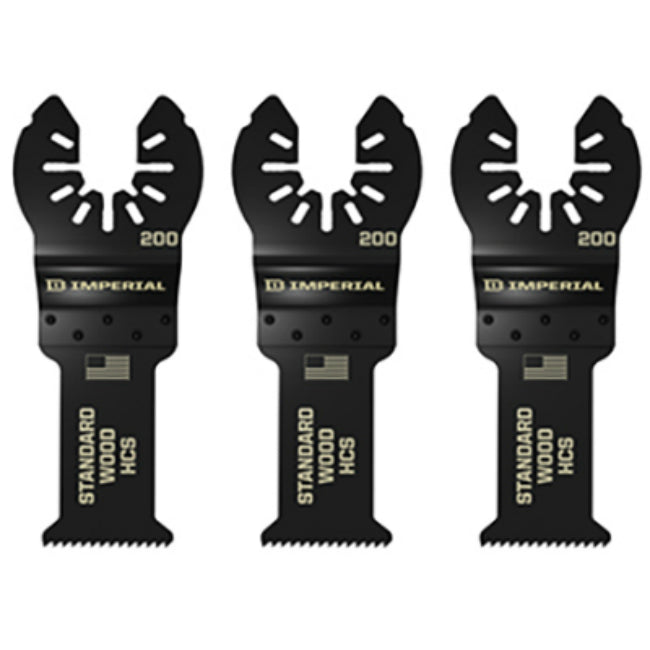 Imperial Blades IBOA200-3 OneFit Fast Wood HCS Blade, 1-1/4", Carbon Steel, 3-Pk