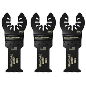 Imperial Blades IBOA200-3 OneFit Fast Wood HCS Blade, 1-1/4", Carbon Steel, 3-Pk