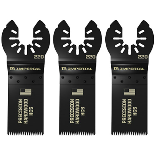 Imperial Blades IBOA220-3 OneFit Japanese Precision HCS Blade, 1-1/4", 3 Pack
