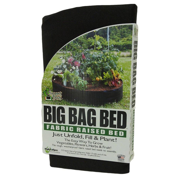 Smart Pot® 12100RB Big Bag Bed Original Fabric Raised Bed, Black, 100-Gallon