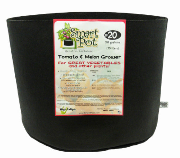 Smart Pot® 11020RT Tomato & Melon Grower Container, Black, #20, 20-Gallon