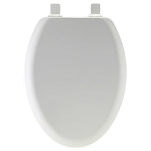 Mayfair 141EC-000 Elongated Molded Wood Toilet Seat w/ Easy-Clean Hinge, White