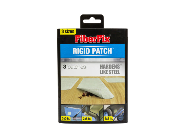 FiberFix® 857101004969 UV Rigid Patch, 3-Pack