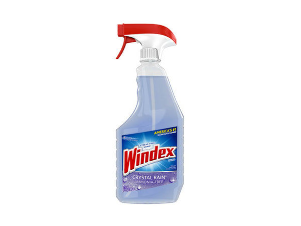 Windex® 70208 Crystal Rain® Glass Cleaner, Rainshower Scent, 23 Oz