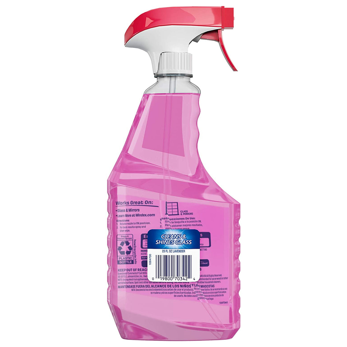 Windex 70342 Non-Toxic Multi-Surface Cleaner, Lavender Scent, 23 Oz