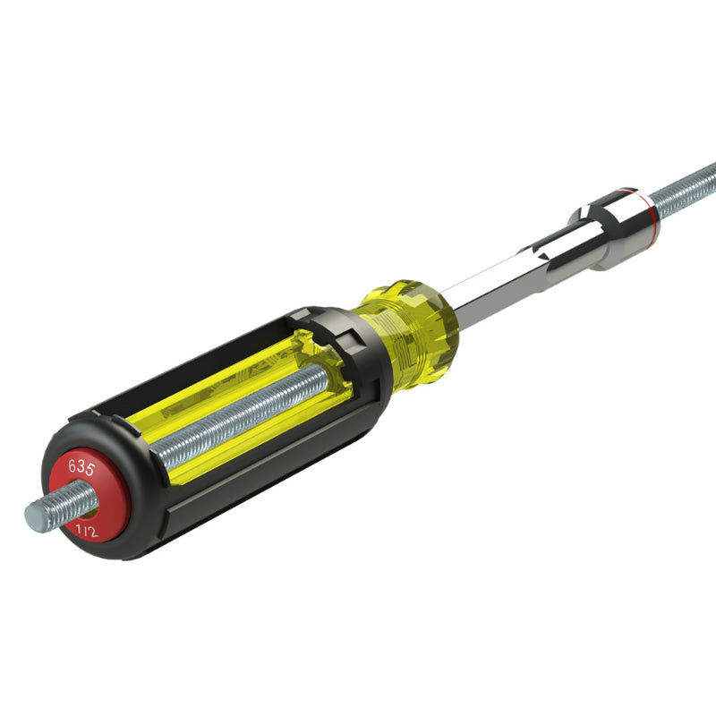 Klein Tools® 635-1/2 Heavy-Duty Nut Driver w/ Cushion-Grip Handle, Steel, 1/2"