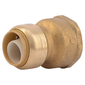 SharkBite® U086LFA Push-To-Connect Water Softener Connector, 3/4" x 1" FNPT