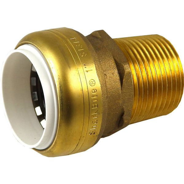 SharkBite® UIP140A Nominal Pipe Thread Male Connector, 1" PVC x 1" MNPT