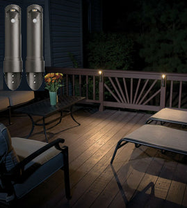 Mr Beams® MB562 Mini Wireless Motion-Sensing LED Pathway Light, Bronze, 2-Pack