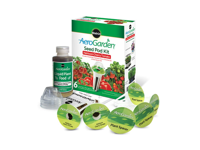 Miracle-Gro 806501-0208 AeroGarden Red Heirloom Cherry Tomato Seed Kit, 6-Pods