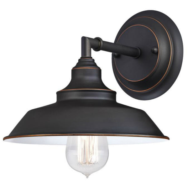 Westinghouse 63435 Iron Hill One-Light Indoor Wall Fixture, Oil Rubbed Bronze
