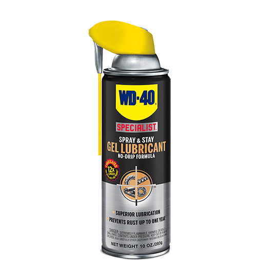 WD-40® 300103 Specialist® Spray & Stay Gel Lubricant, 10 Oz