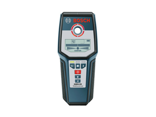 Bosch GMS-120 Digital Multi Wall Scanner with Hand Strap, 9V Battery