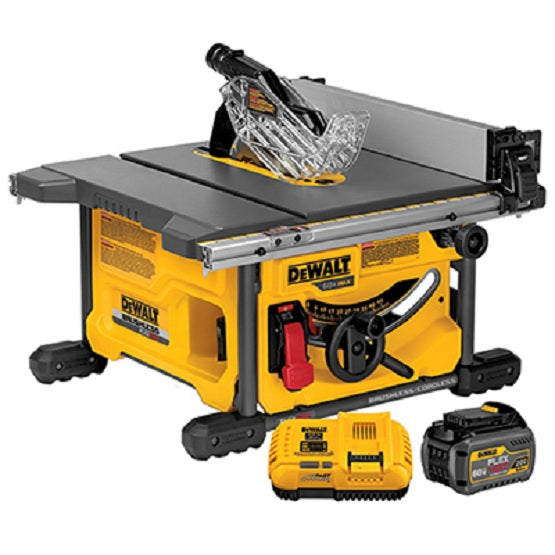 DeWalt DCS7485T1 Flex Volt Table Saw Kit with Battery & Charger, 60V