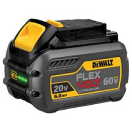 DeWalt DCB606 Flex Volt Lithium-Ion Battery, 6.0 Ah, 20/60V