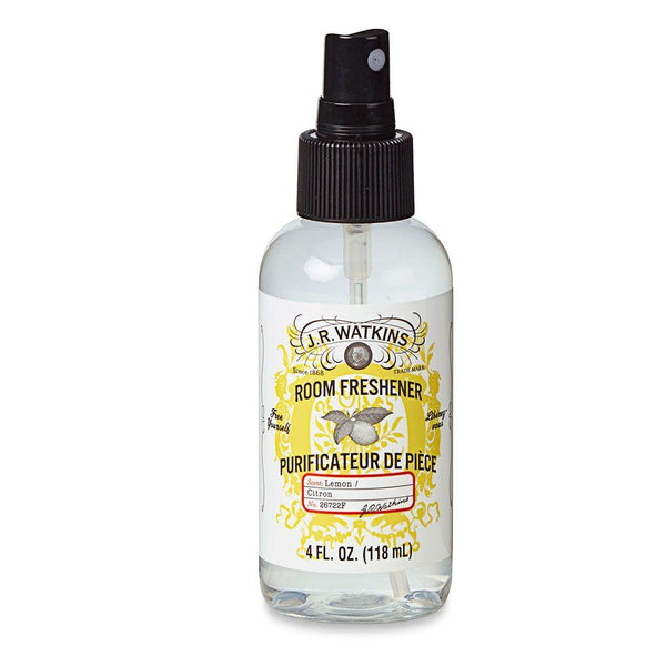 J.R. Watkins 26722 Room Freshener Spray with Lemon Scent, 4 Oz