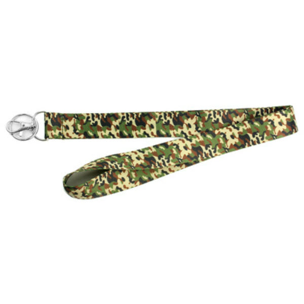 Hy-Ko LAN-102 Camouflage Lanyard with Metal Clip, 18" x 1"