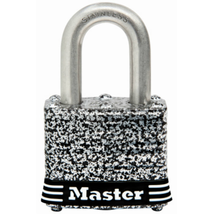 Master Lock® 3SSKADHC Laminated Padlock with Stainless Steel Shackle, 1-1/2"