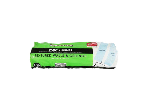 Shur-Line 2002147 Paint + Primer Microfiber Roller Cover, 9" x 9/16" Nap, 3-Pack