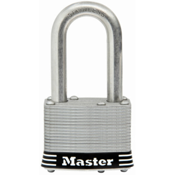 Master Lock 1SSKADLFHC Laminated Padlock w/ 1.5" Stainless Steel Shackle, 1-3/4"