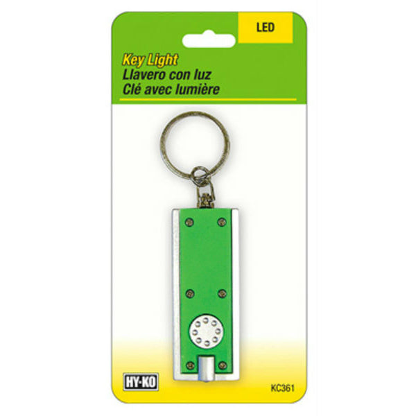 Hy-Ko KC361 Aluminum Body LED Flashlights with Keychain