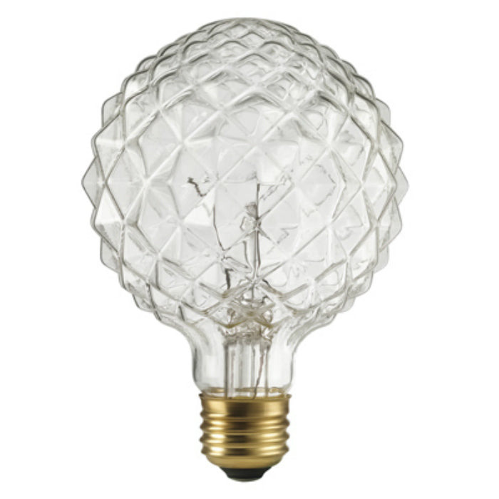 Globe® Electric 84637 Crystalina Designer G30 Incandescent Bulb, 40W, 120V
