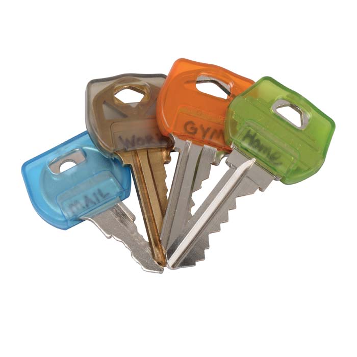 Nite Ize® KID-A1-4R7 IdentiKey™ Universal Key Identifiers Covers, 4 Color