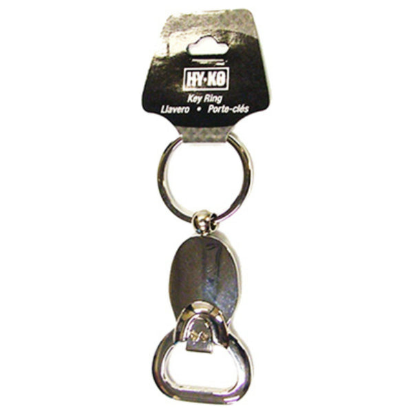 Hy-Ko KHO738 Bottle Opener Key Chain, Silver
