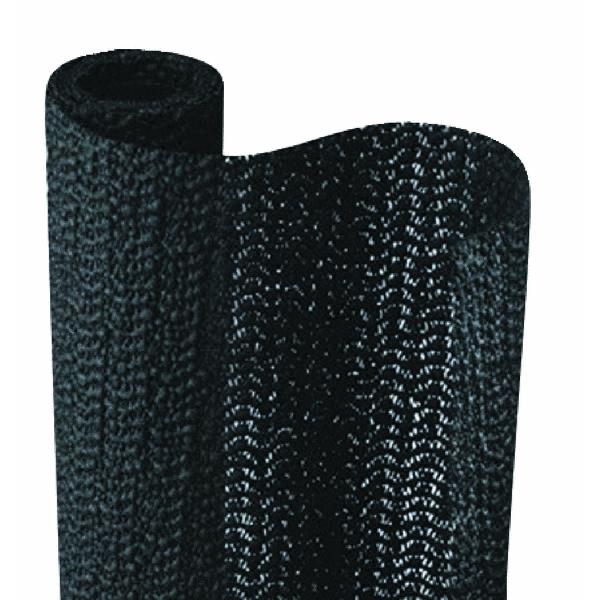 Con-Tact 05F-C6B51-06 Grip Non-Adhesive Shelf Liner, 12"x5&#039;, Black