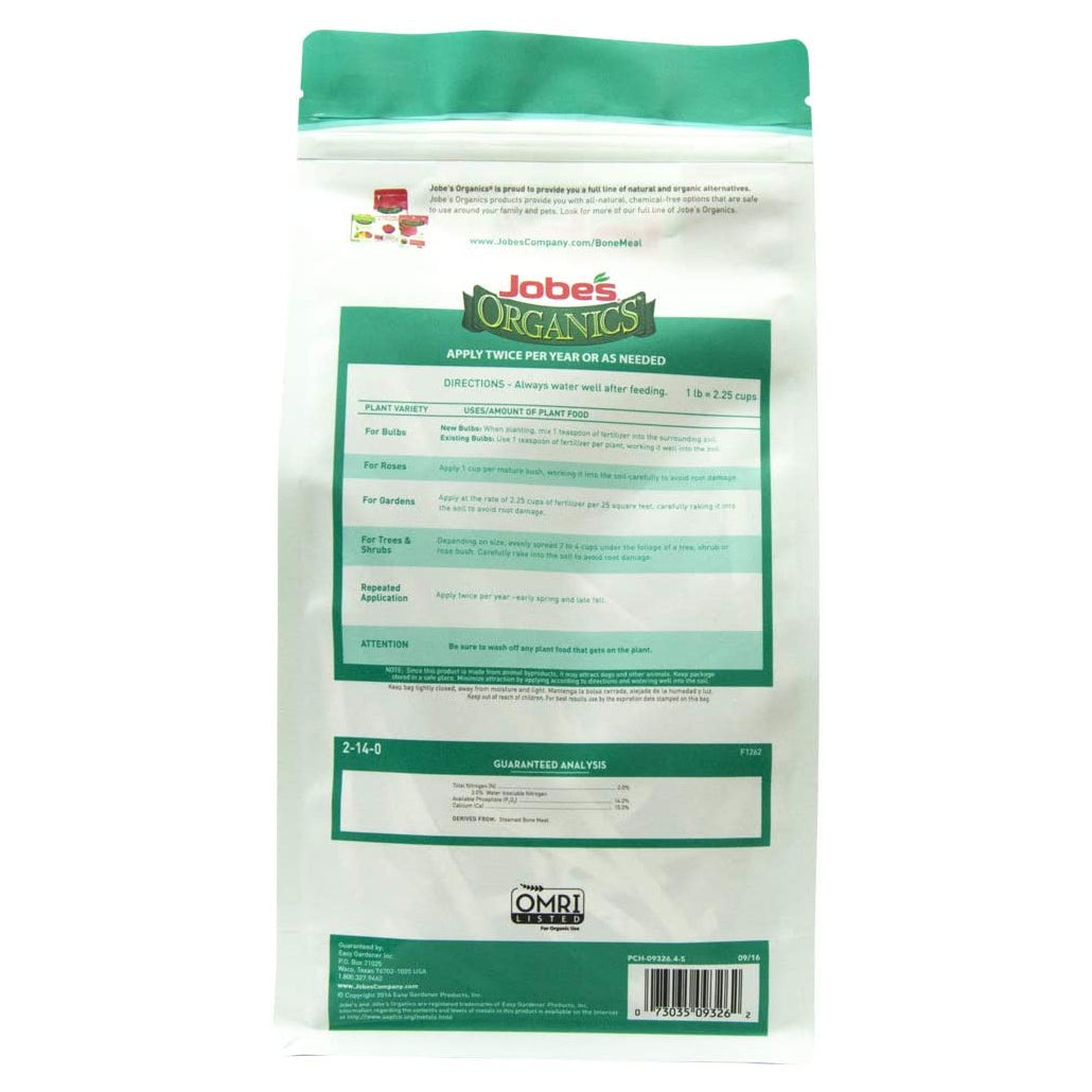 Jobe's 09326 Organic Bone Meal Fertilizer, 4 Lbs