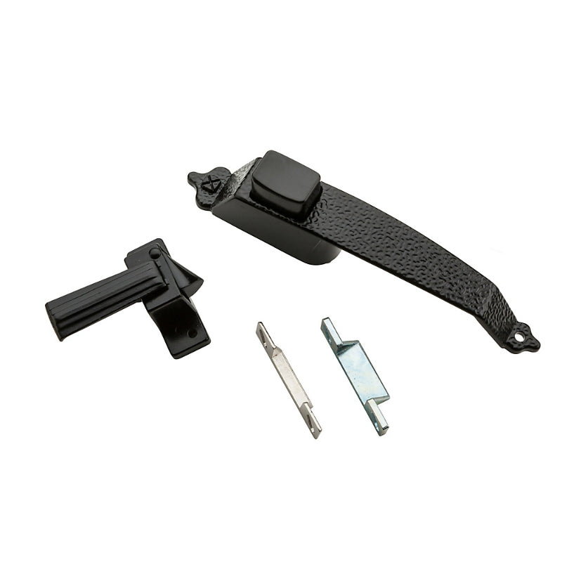 National Hardware® N100-023 Colonial Push Button Latch, Black
