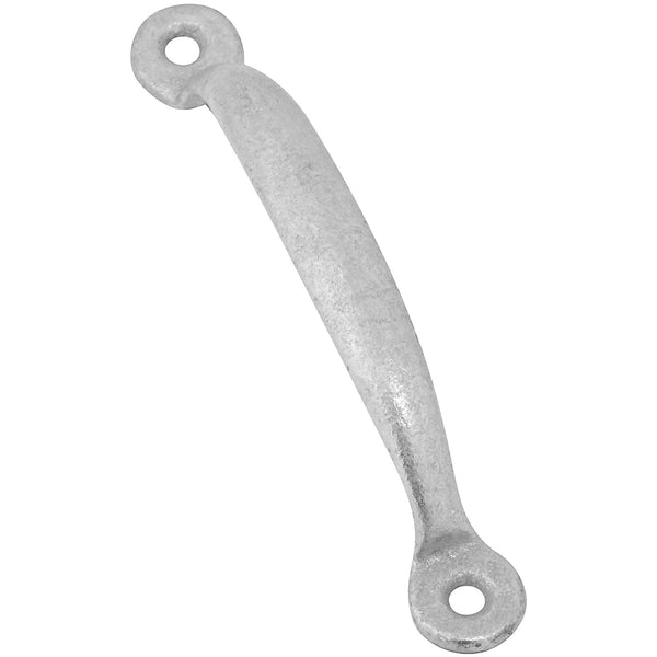National Hardware® N117-721 Screen Door Steel Pull w/ Screws, Galvanized, 4-3/4"
