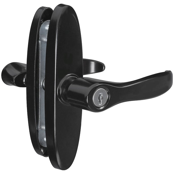 National Hardware® N349-381 Decorative Storm Door Lever, Black, Die Cast Zinc