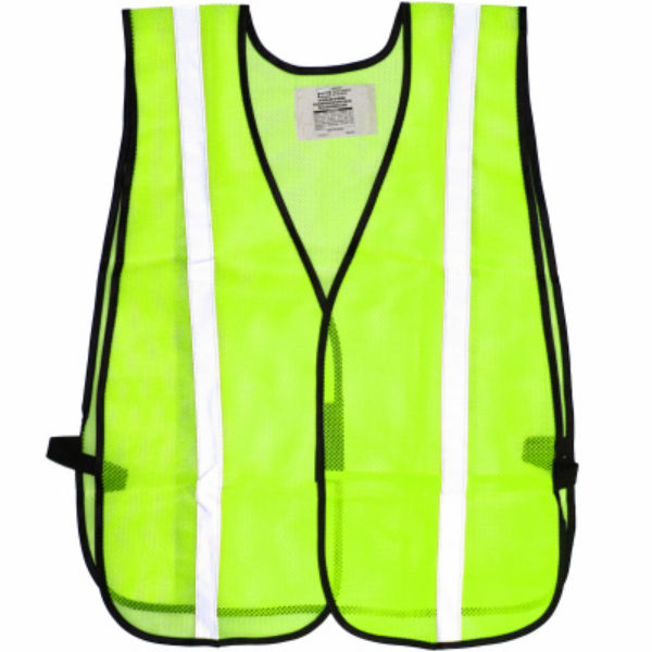 Safety Works SWX00354 Reflective Safety Vest, Silver Stripes, One Size Fits All