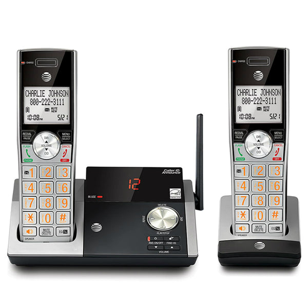 AT&T® CL82215 Two-Handset Cordless Answering System with Caller ID/Call Waiting