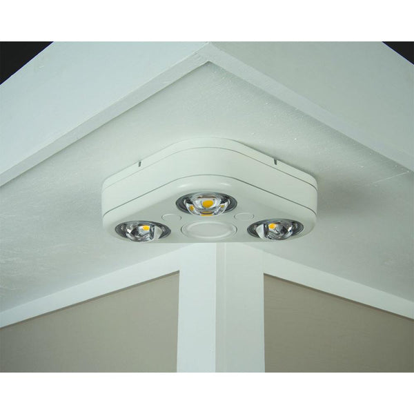 Consumer REV32750MW Revolve™ Motion Sensor 270° Triple-Head LED Floodlight, White