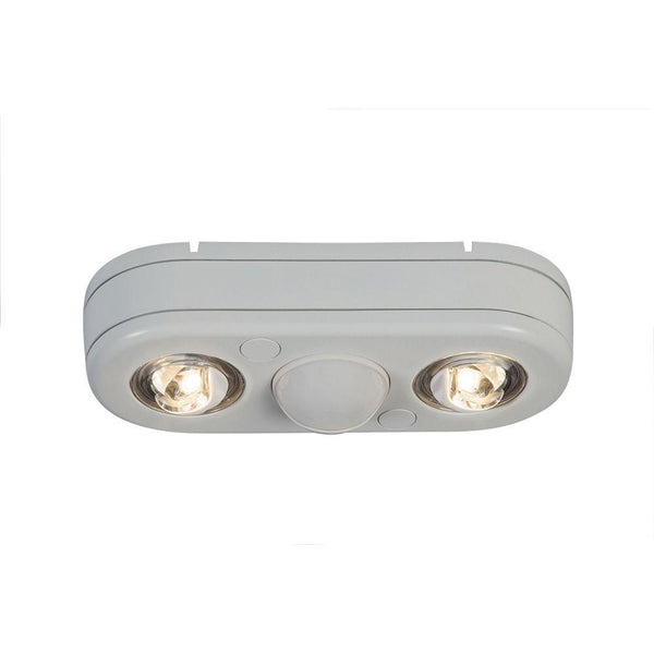 Consumer REV21850MW Revolve™ Motion Sensor 180° Twin-Head LED Floodlight, White