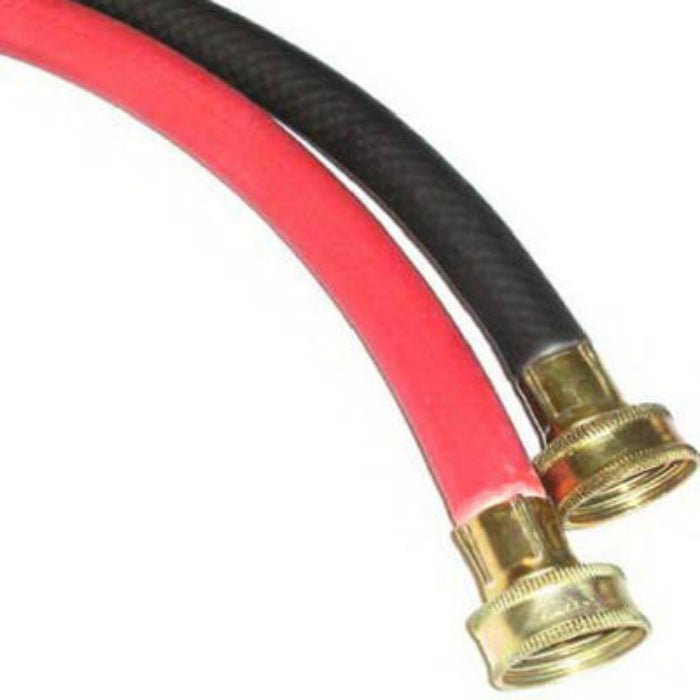 Master Plumber X1109RB-6FF-TP Red & Blue Washing Machine Hose, 3/8" ID x 6'