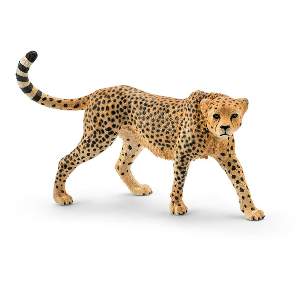 Schleich® 14746 Female Cheetah Toy for Ages 3 & Up, Plastic, Tan