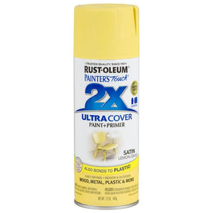 Rust-Oleum® 263148 Painter's Touch® 2X Spray Paint, Satin Lemon Grass, 12 Oz