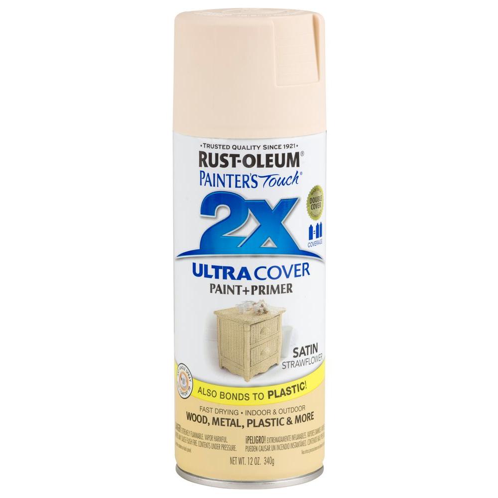 Rust-Oleum® 249065 Painter's Touch® 2X Spray Paint, Satin Straw Flower, 12 Oz