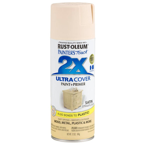 Rust-Oleum® 249065 Painter's Touch® 2X Spray Paint, Satin Straw Flower, 12 Oz