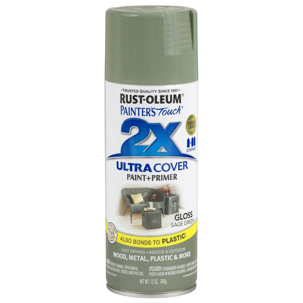 Rust-Oleum® 249094 Painter's Touch® 2X Spray Paint, Gloss Sage Green, 12 Oz