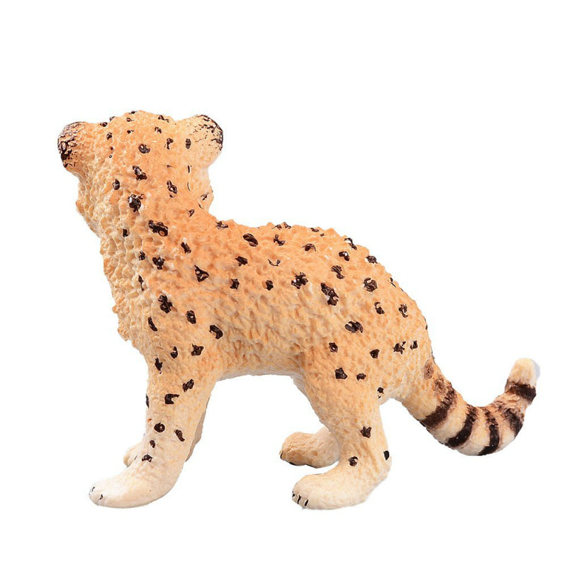 Schleich® 14747 Cheetah Cub Toy for Ages 3 & Up, Plastic, Tan with Black Spots