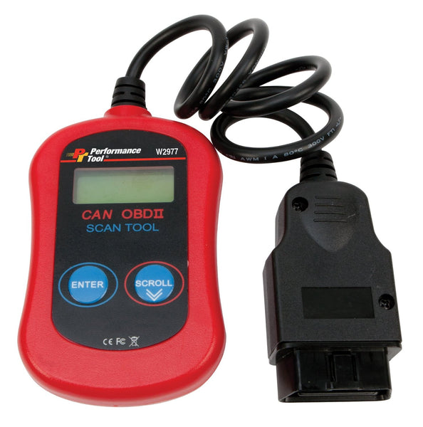 Performance Tool® W2977 CAN OBDII Diagnostic Scan Tool
