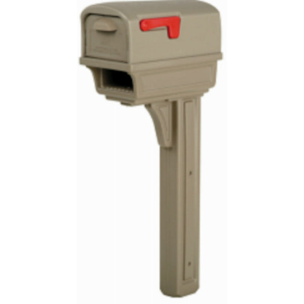 Gibraltar GGC1M0000 Gentry Combo Mailbox with News Holder, Mocha