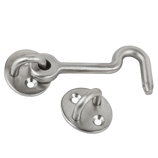National Hardware® N187-042 Privacy Hook, Stainless Steel, 4"